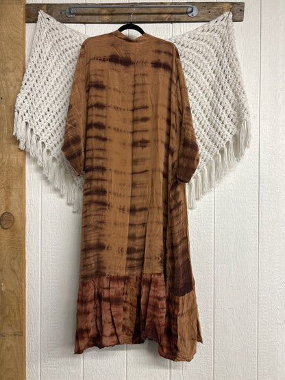 Crepe Sari Dahlia Duster Dress 0326 102