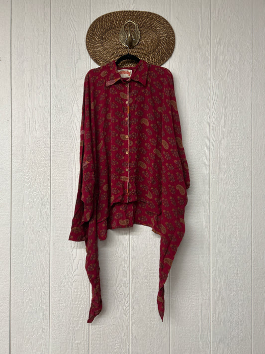 Crepe Sari Nirvana Button Down 1125 069