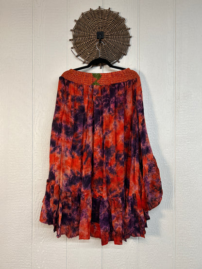 Crepe Sari Dahlia Skirt 1026 152