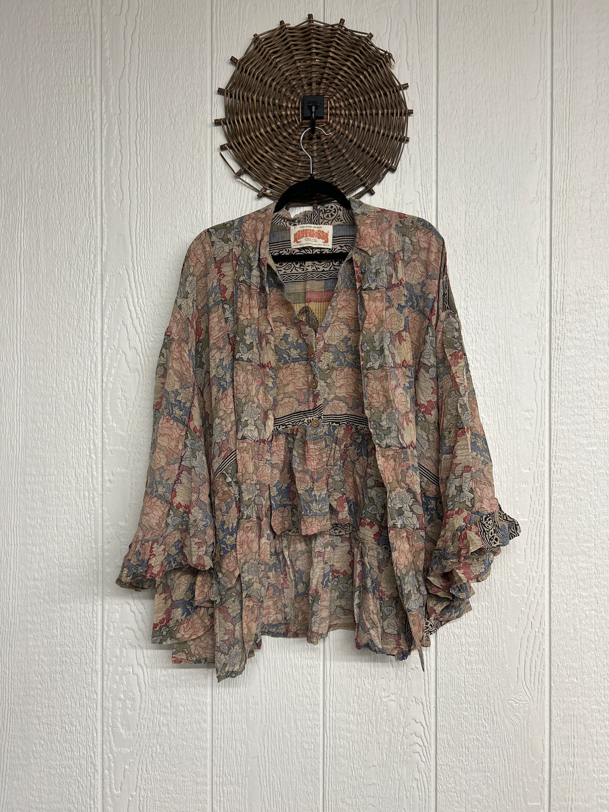 Crepe Sari Wild Rose Top 1026 102