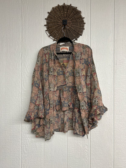 Crepe Sari Wild Rose Top 1026 102