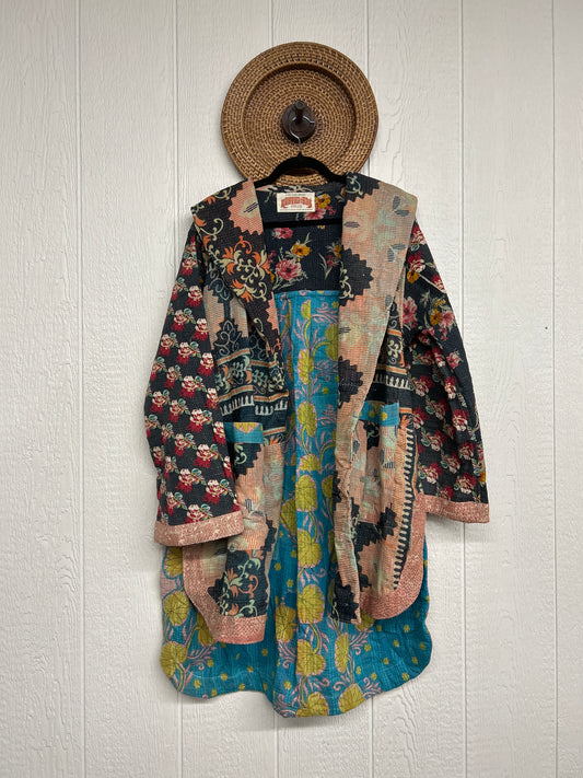 Fine Kantha Drifter Coat 1026 227