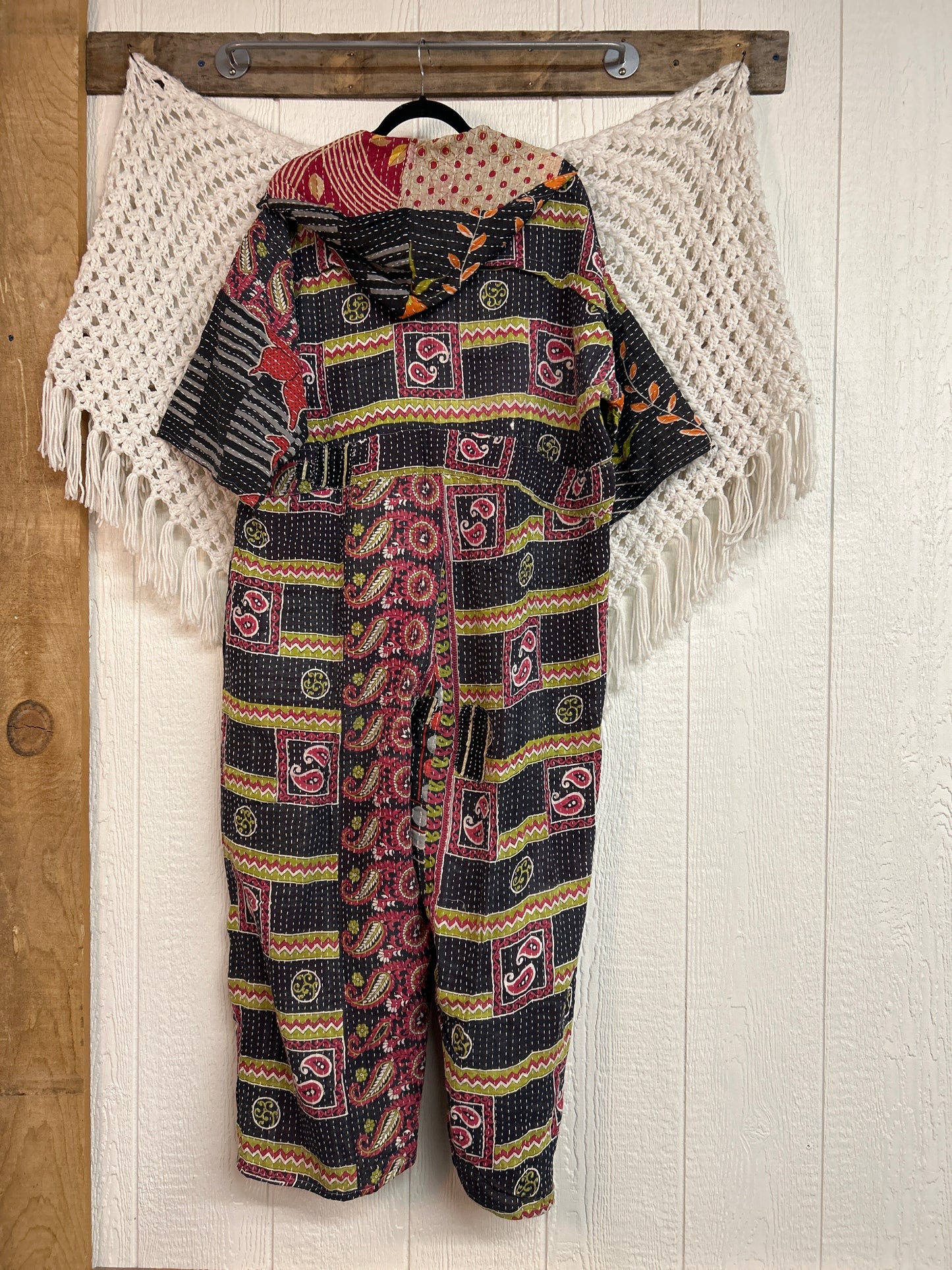 Kantha Zen Hoodie Jumpsuit 0925 227