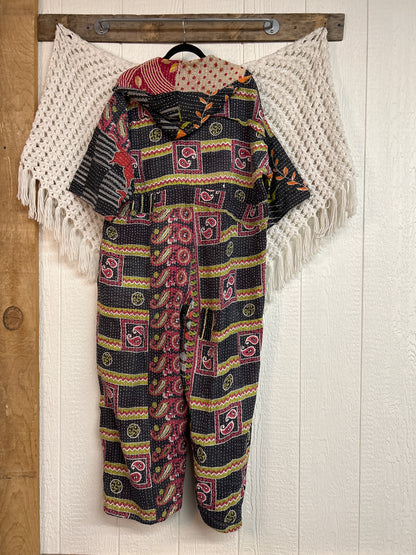 Kantha Zen Hoodie Jumpsuit 0925 227