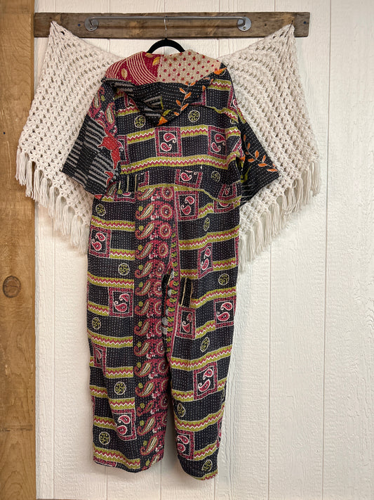 Kantha Zen Hoodie Jumpsuit 0925 227