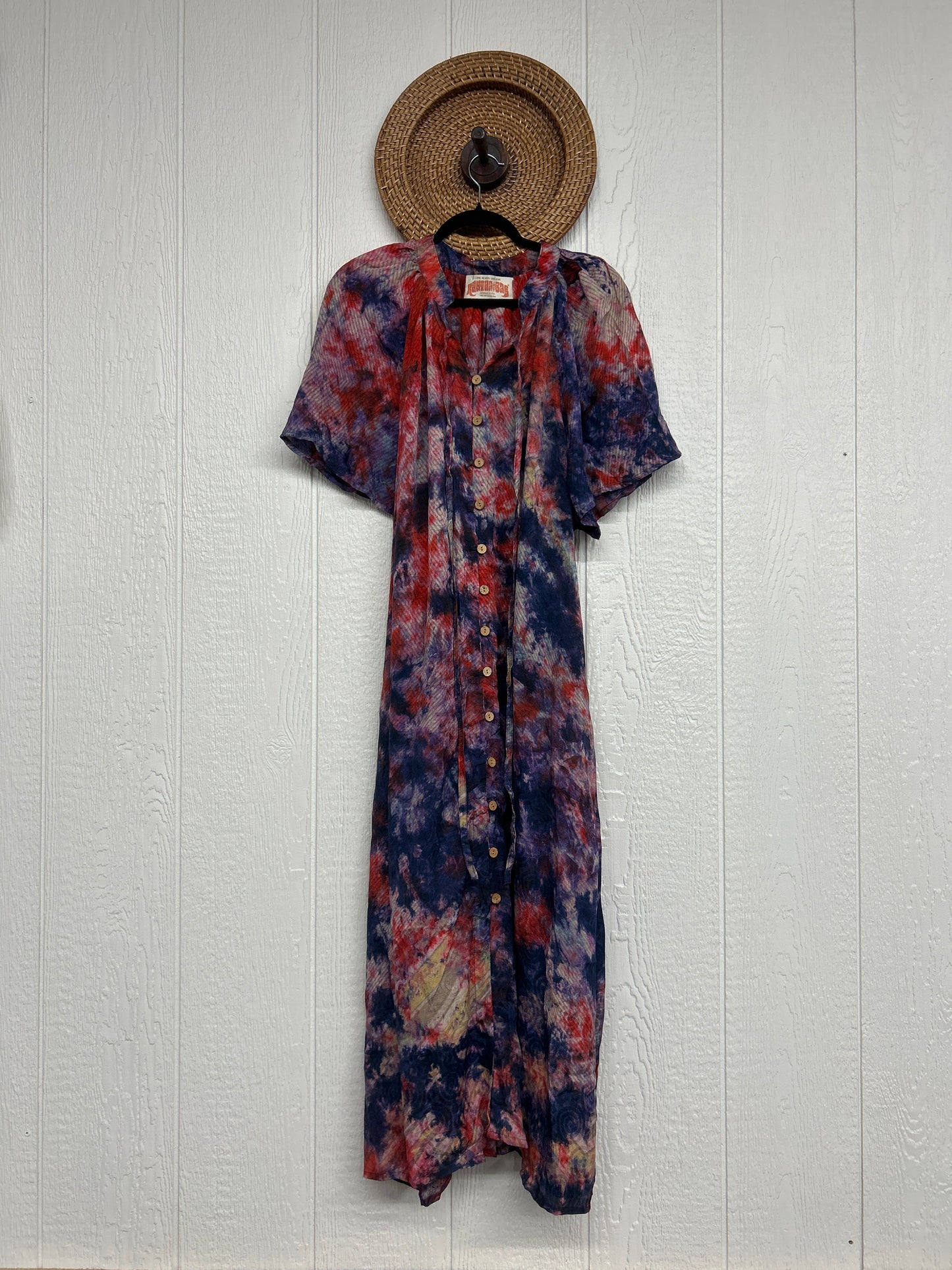 Crepe Sari Summer Woodstock Duster 0626 032