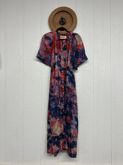 Crepe Sari Summer Woodstock Duster 0626 032