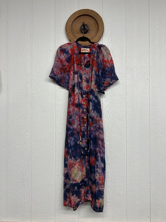Crepe Sari Summer Woodstock Duster 0626 032