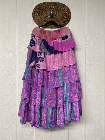 Rasgulla Sari Venus Ruffle Maxi 1125 067