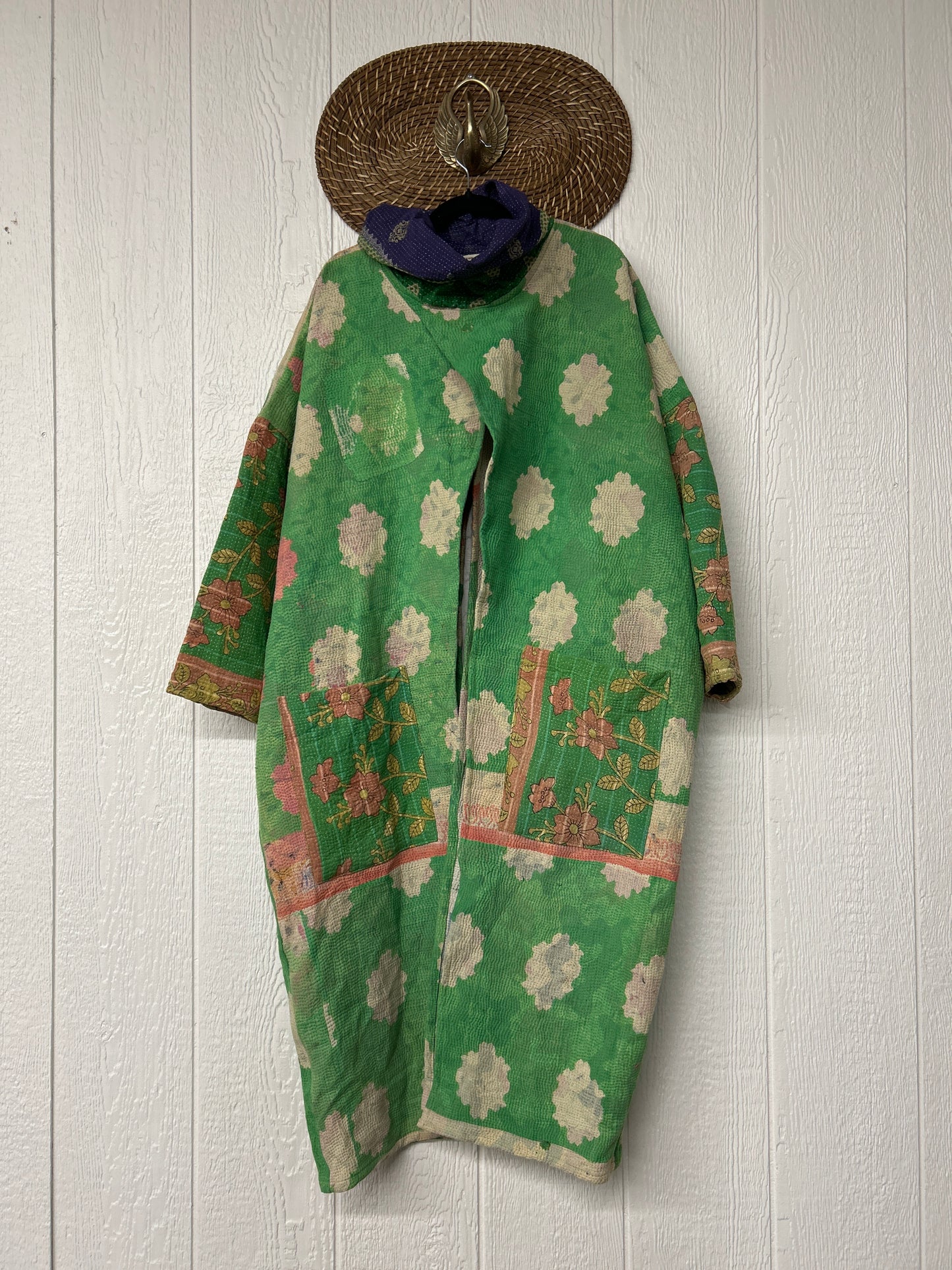 Fine Kantha Cowl Split Pullover 1225 153