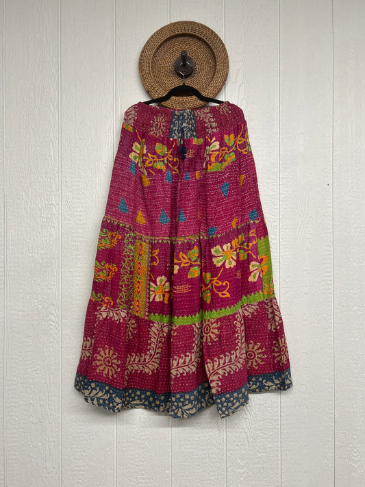 Pareo Kantha Lotus Maxi Skirt 0826 035