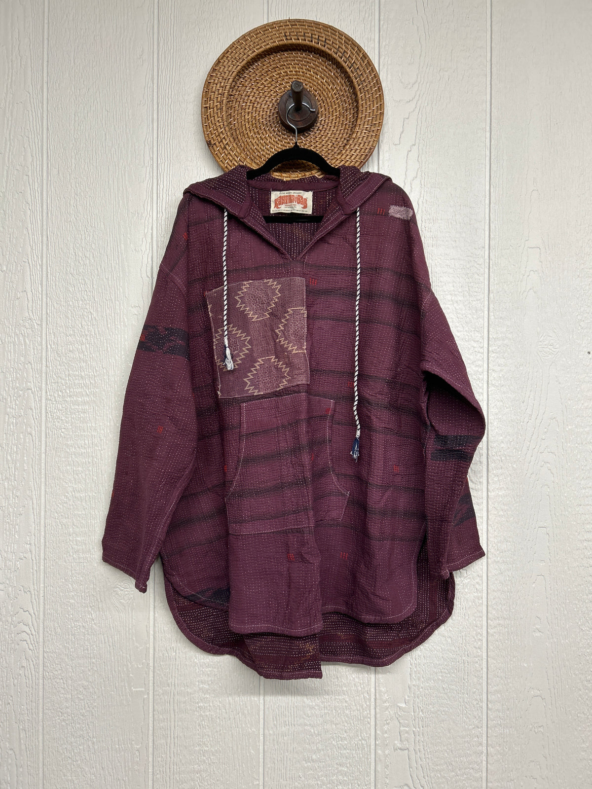 Aura Edit Fine Kantha Under The Stars Hoodie 1026 001