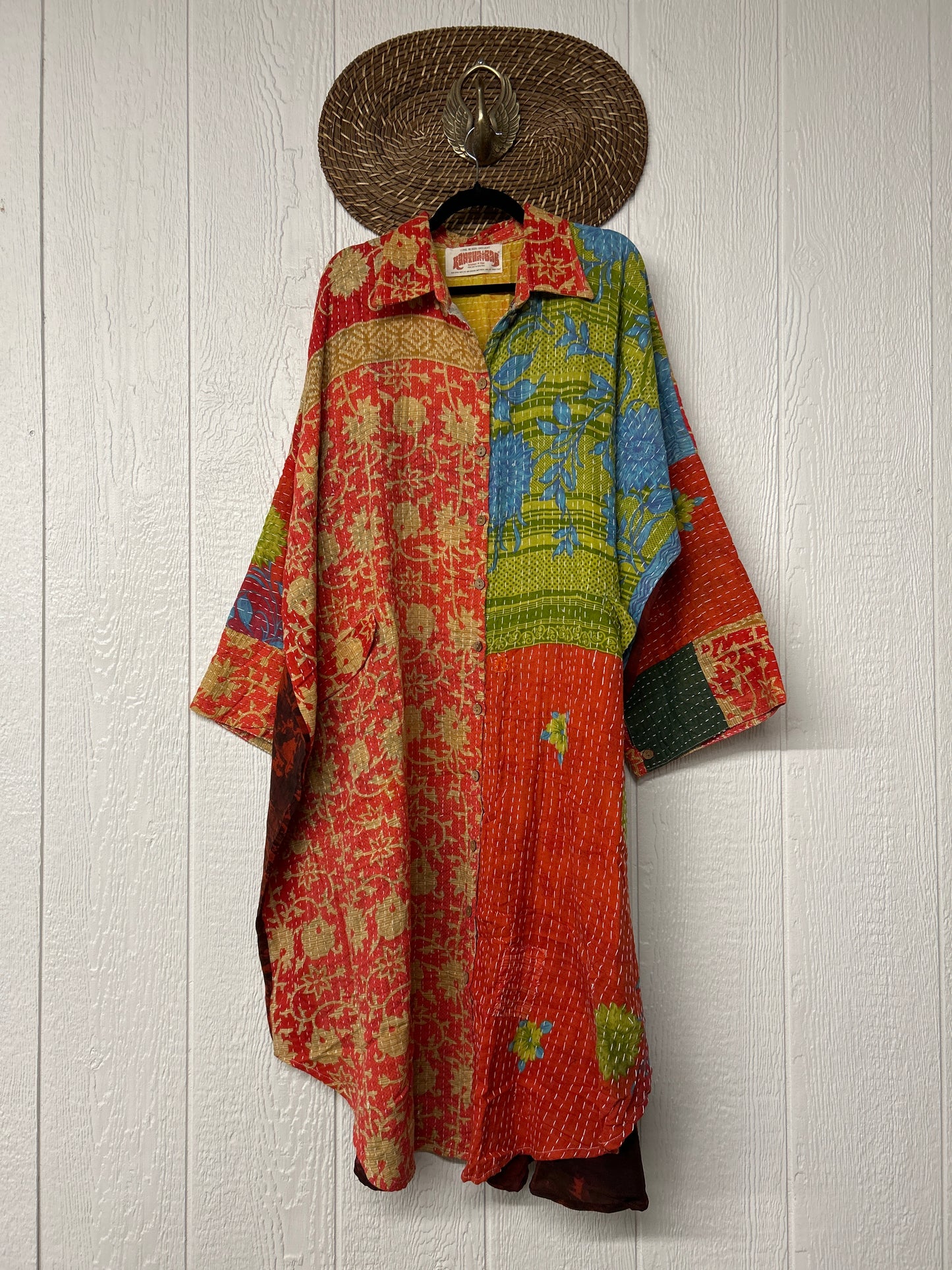 Pareo Kantha Free To Be Longsleeve Maxi 0226 255
