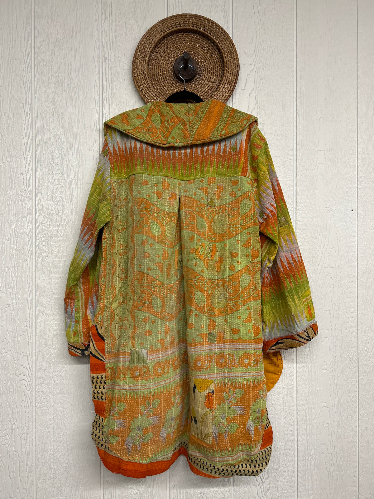 Fine Kantha Drifter Coat 1026 055