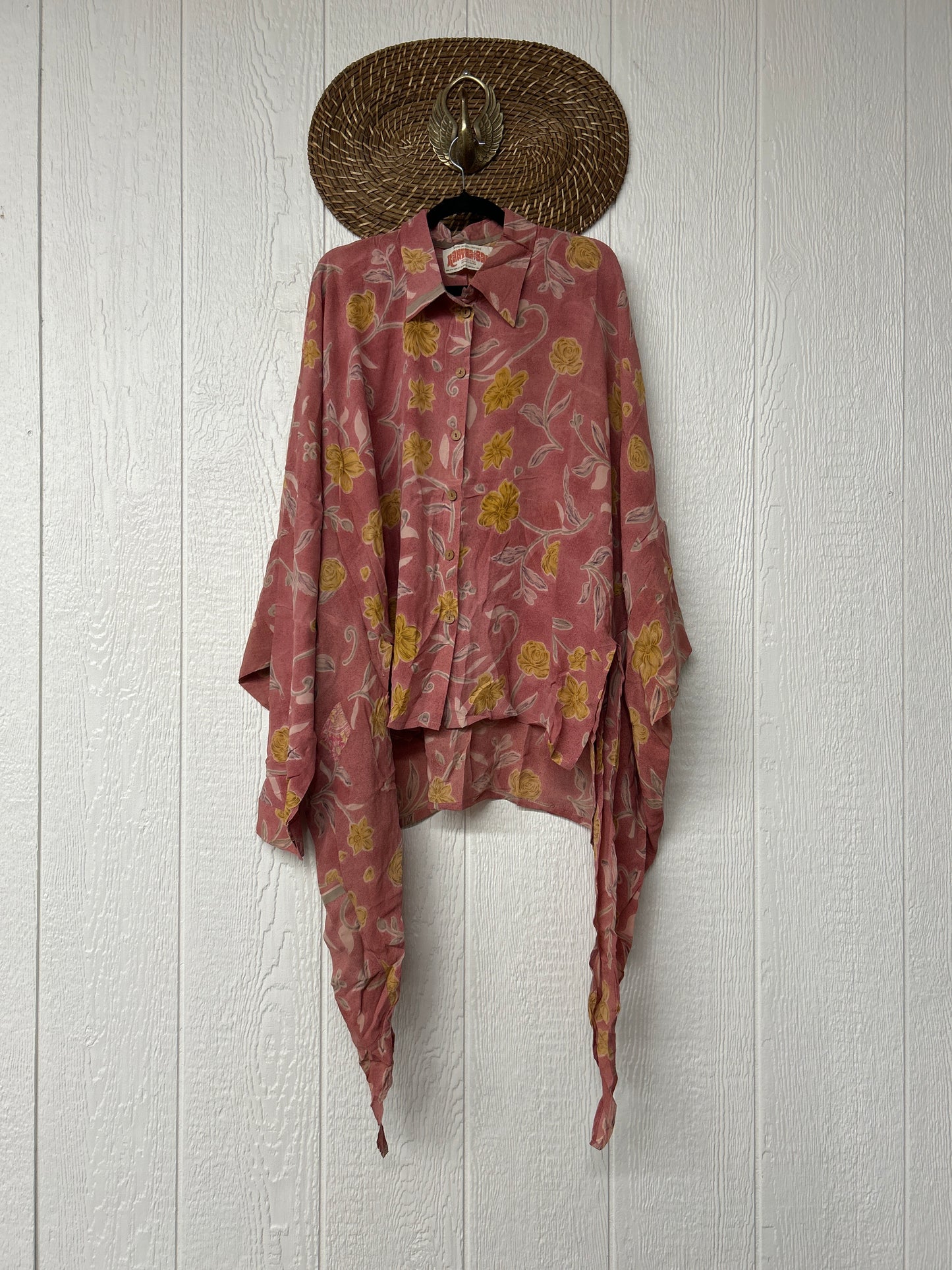 Crepe Sari Nirvana Button Down 1125 136