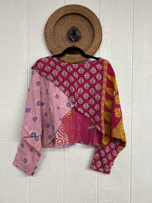 RETAIL Pareo Kantha In Bloom Cropped Pullover 0326 126