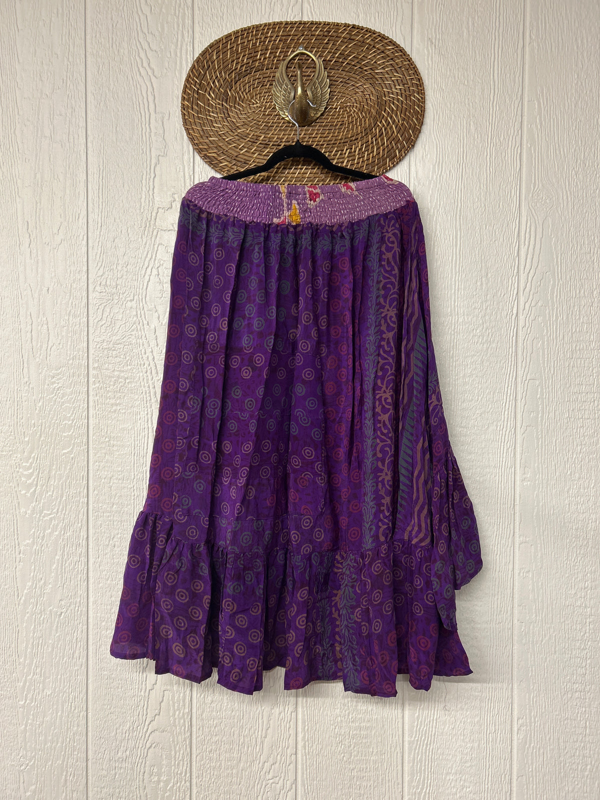 Crepe Sari Dahlia Skirt 1026 119