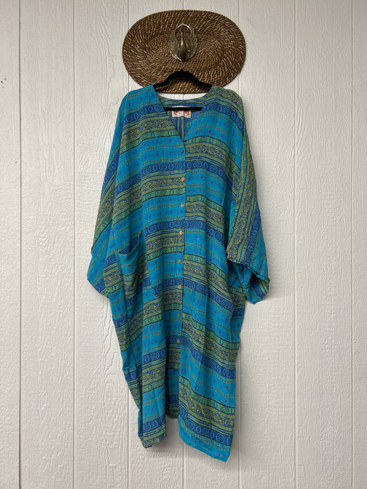 Crepe Sari Gaia Duster Dress 0826 006