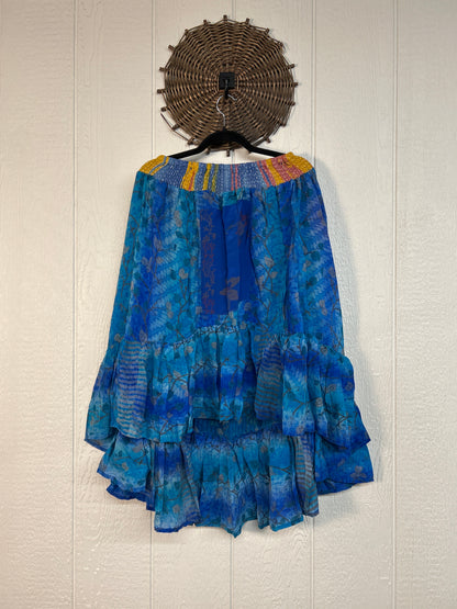 Crepe Sari Dahlia Skirt 1026 156