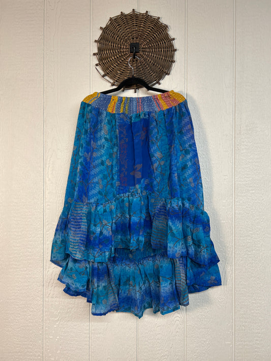Crepe Sari Dahlia Skirt 1026 156