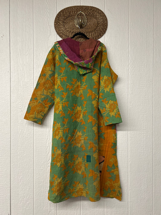 Fine Kantha Rising Sun Coat 1125 037