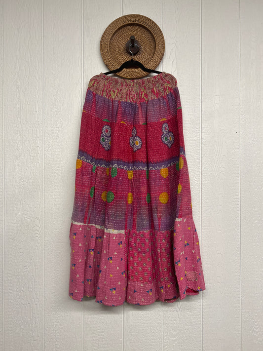 Pareo Kantha Lotus Maxi Skirt 0826 057