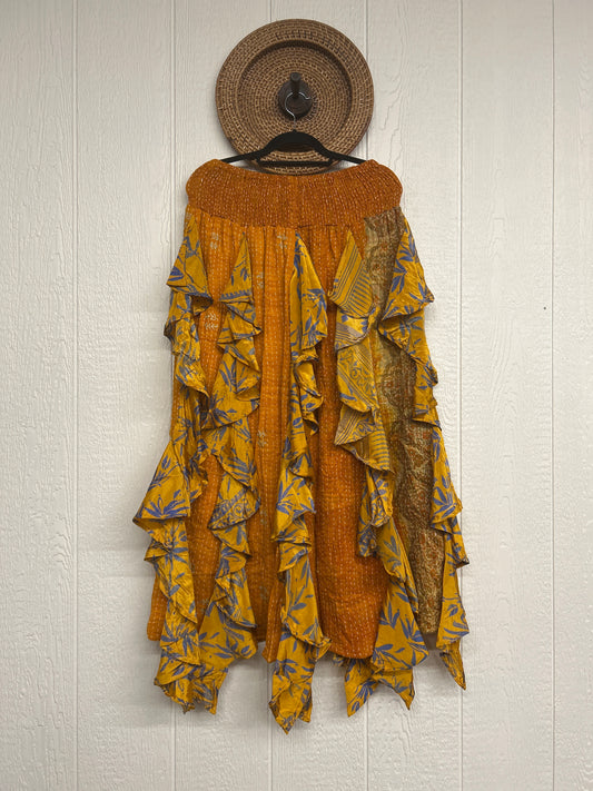 Pareo Kantha Willow Maxi Skirt 0826 085