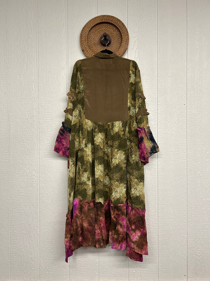 Crepe Sari Rhiannon Duster Dress 0226 211