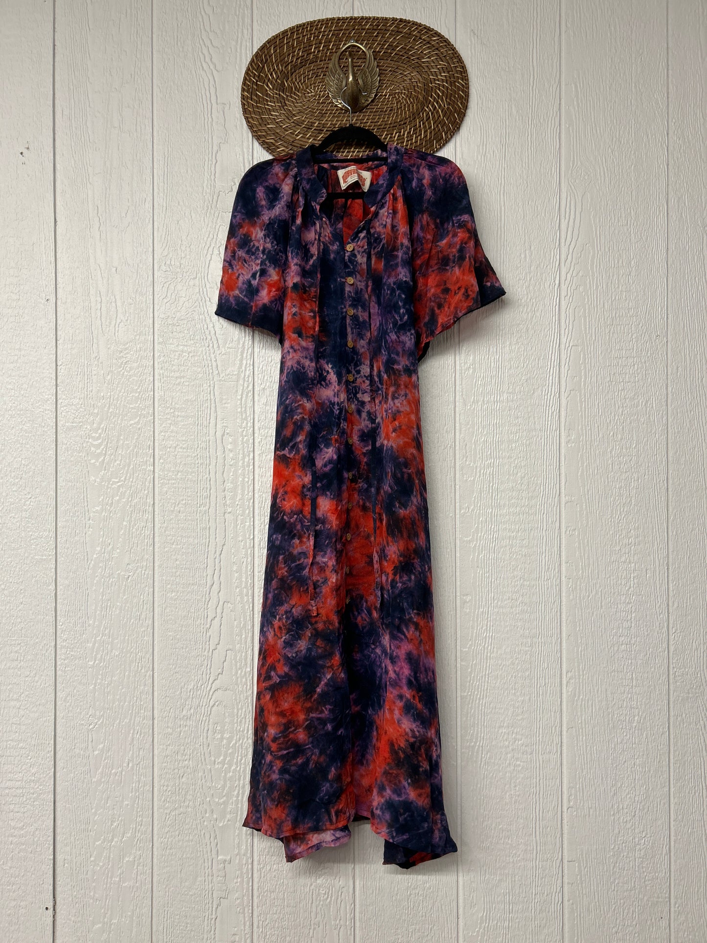 Crepe Sari Summer Woodstock Duster 0626 144