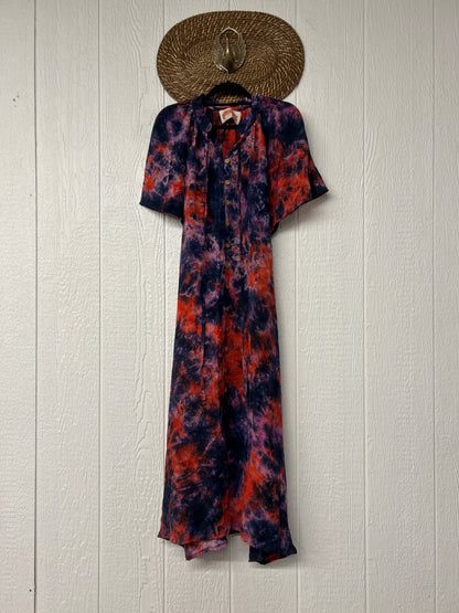 Crepe Sari Summer Woodstock Duster 0626 144
