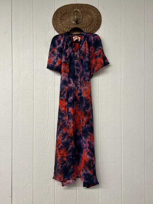 Crepe Sari Summer Woodstock Duster 0626 144