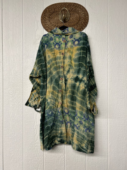 Aura Edit Koverlet Button Down Trench Coat 1026 005