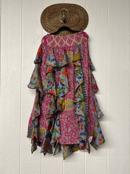 Pareo Kantha Willow Maxi Skirt 0826 250