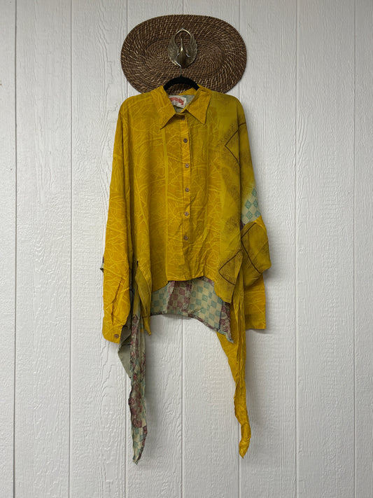 Crepe Sari Nirvana Button Down 1125 080