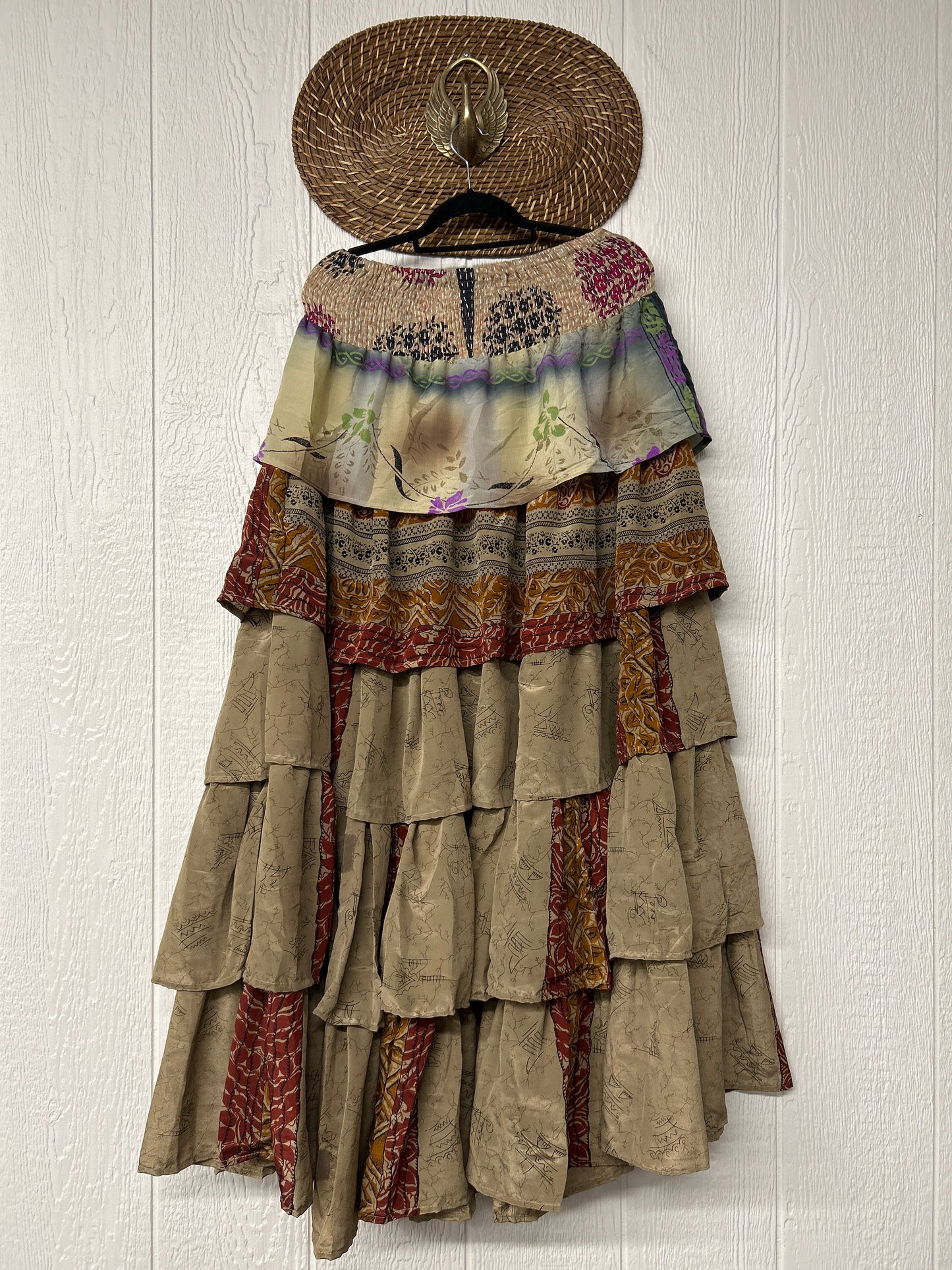 Rasgulla Sari Venus Ruffle Maxi 1125 059