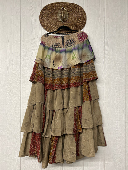 Rasgulla Sari Venus Ruffle Maxi 1125 059