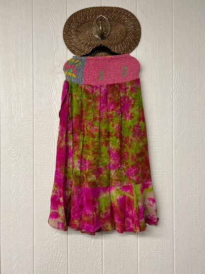 Crepe Sari Inner Peace Wrap Skirt 0626 065