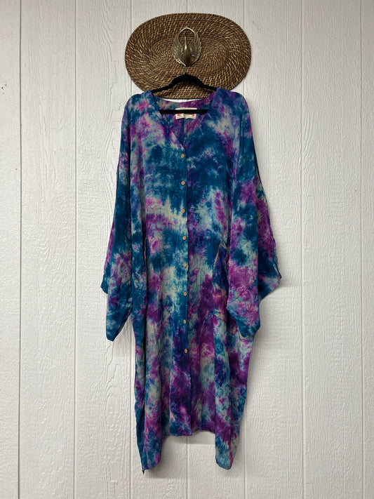 Crepe Sari Gaia Duster Dress 0426 167