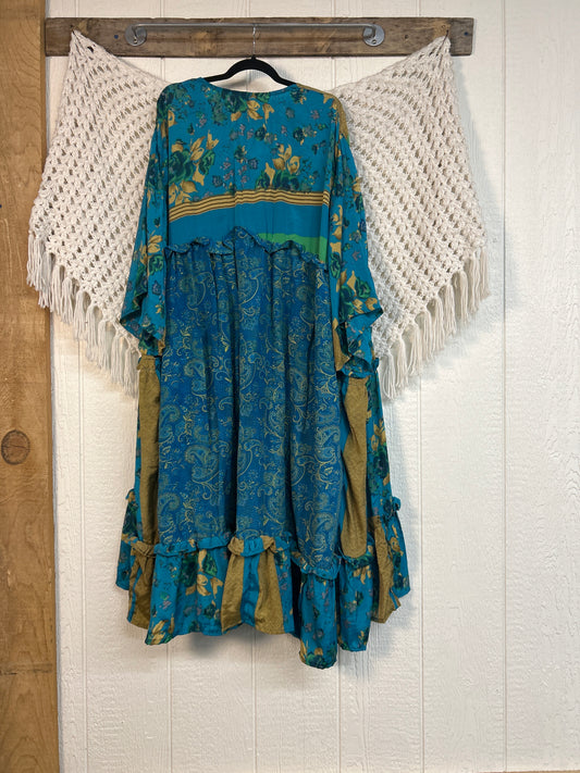 Rasgulla Sari Rhiannon Kimono 0826 116