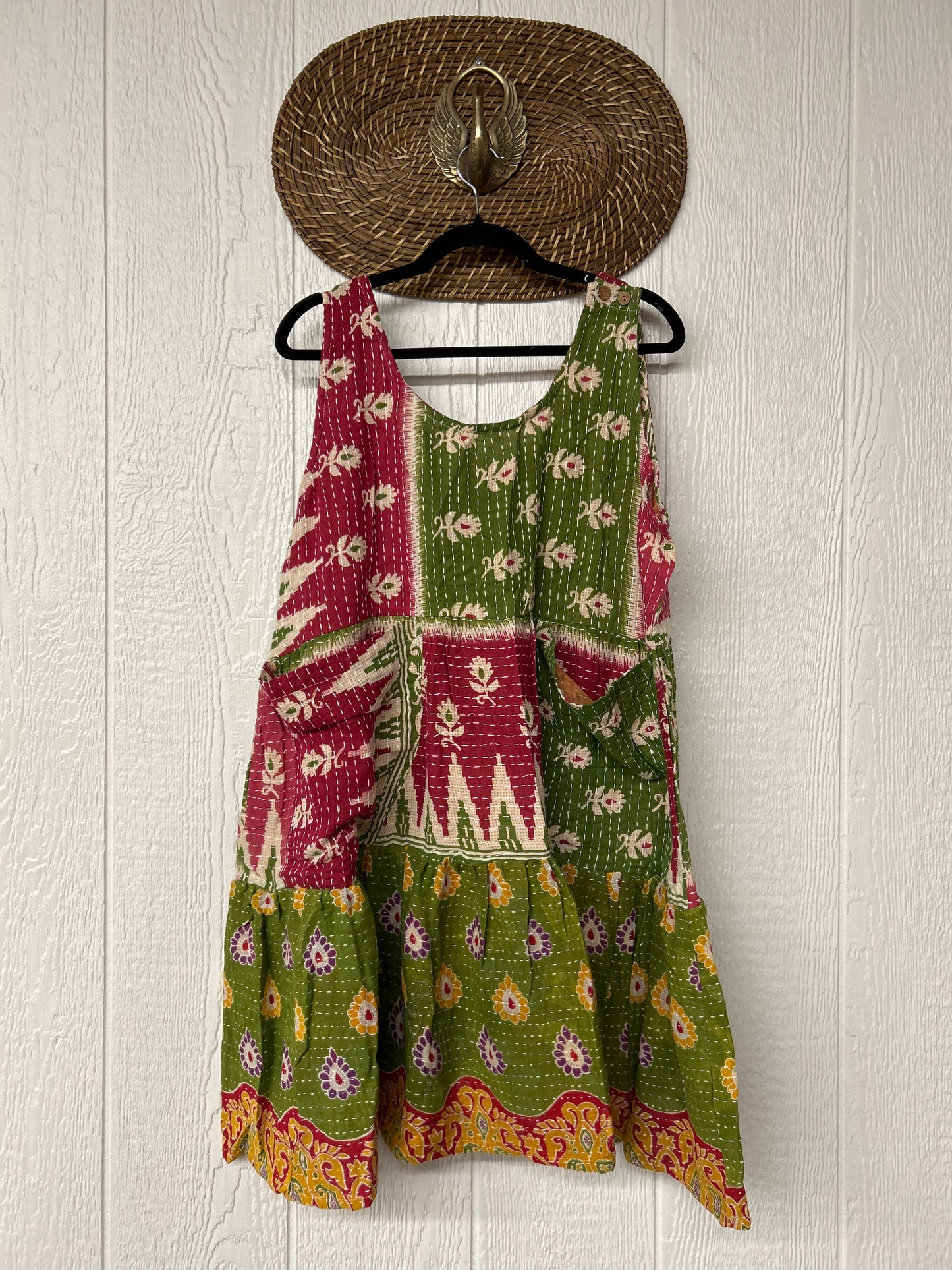 Kantha Meadow Mini Dress 0625 001