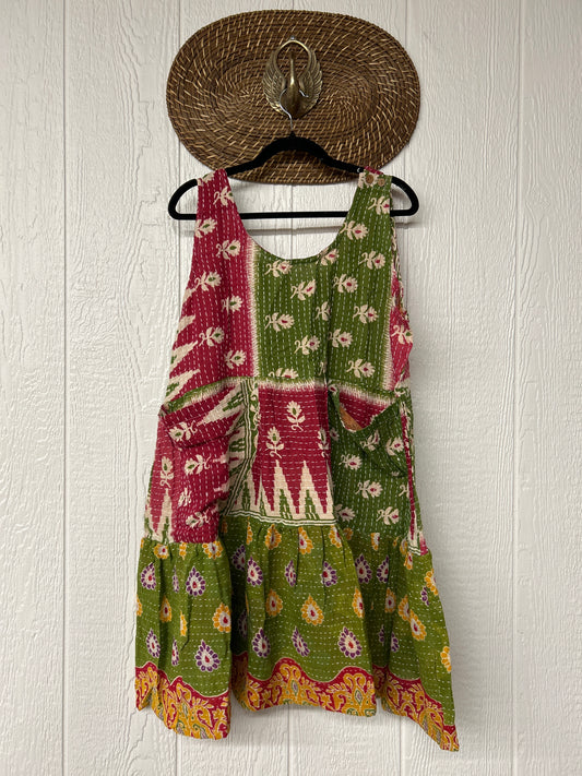 Kantha Meadow Mini Dress 0625 001