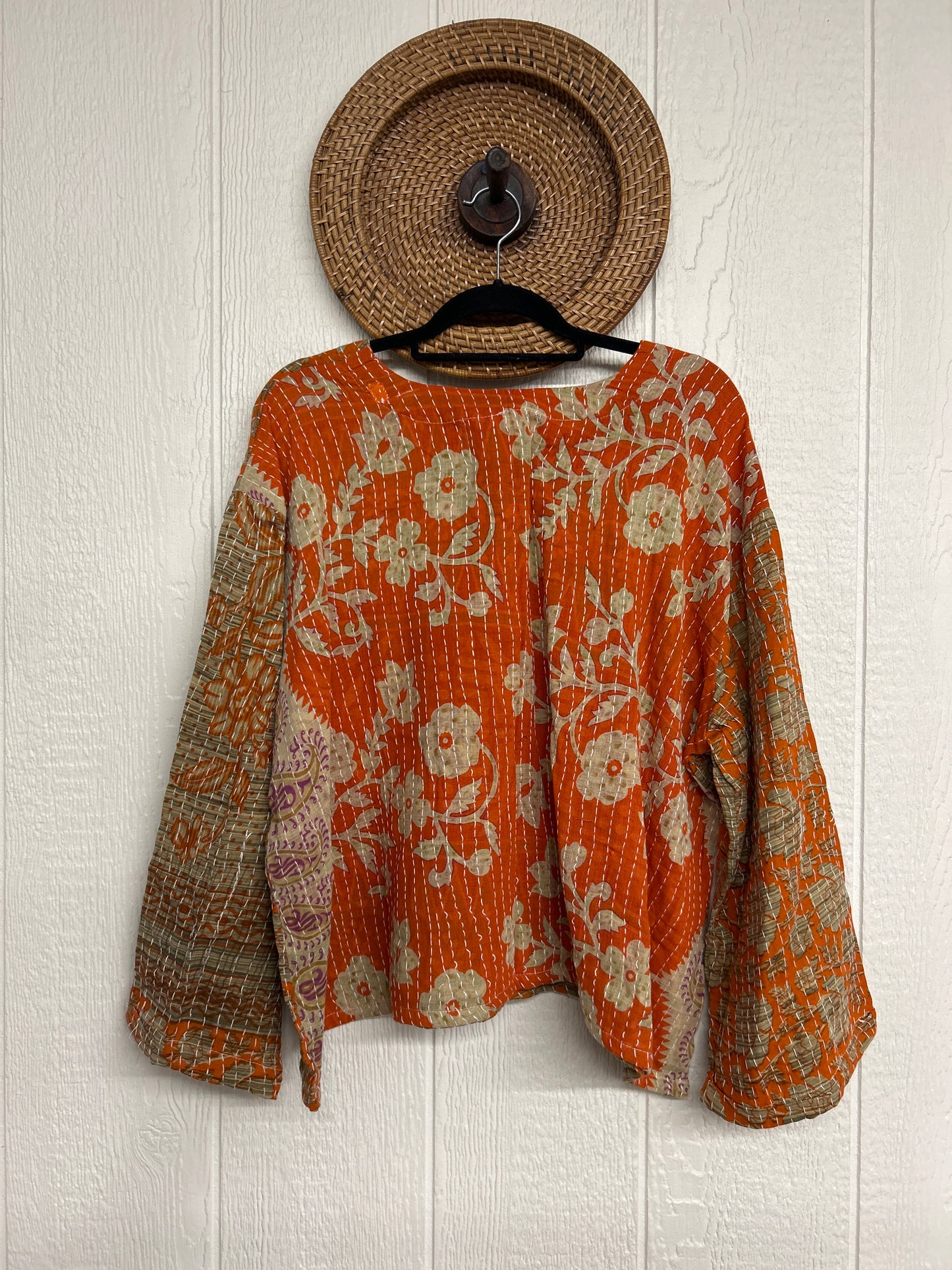 Pareo Kantha Wanderer Pocket Crop Top 0226 092