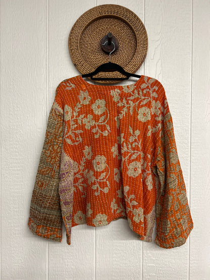 Pareo Kantha Wanderer Pocket Crop Top 0226 092