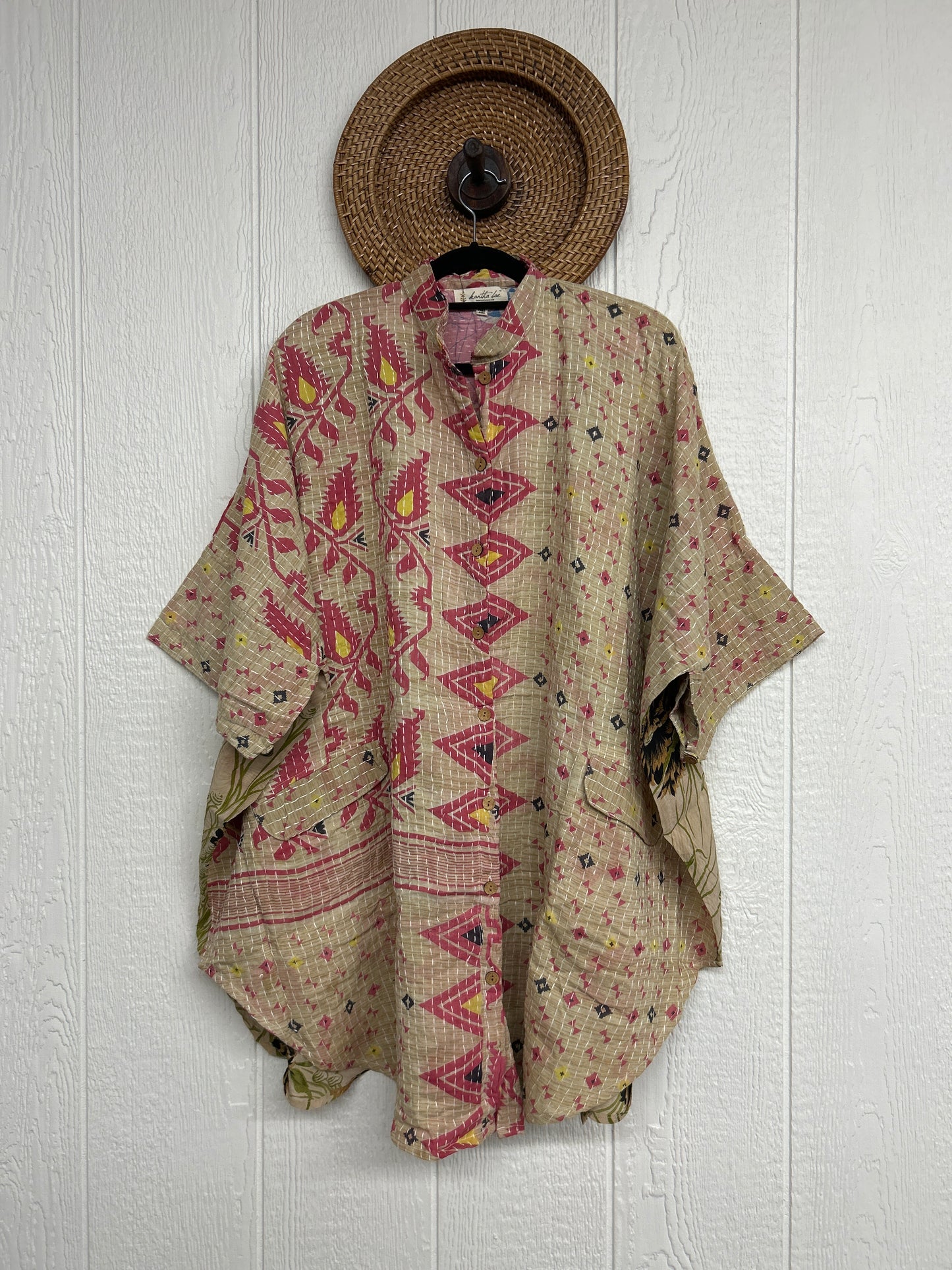Pareo Kantha Free To Be Button-Down 0426 215