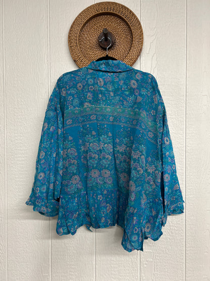 Crepe Sari Wild Rose Top 1225 130