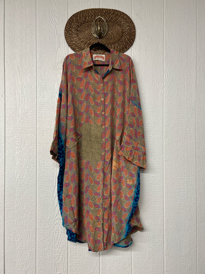 Crepe Sari Free To Be Longsleeve Maxi 0326 051