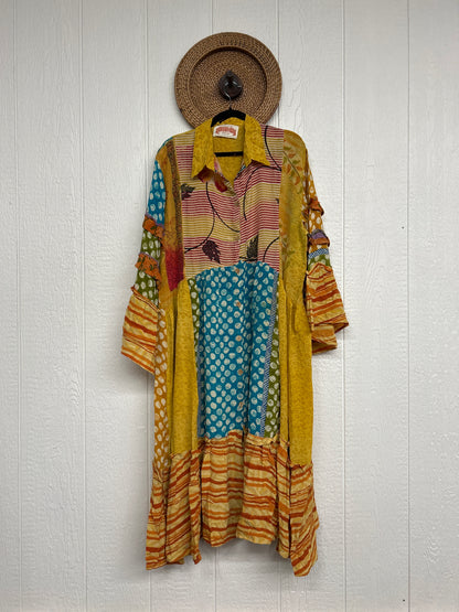 Crepe Sari Rhiannon Duster Dress 0226 146