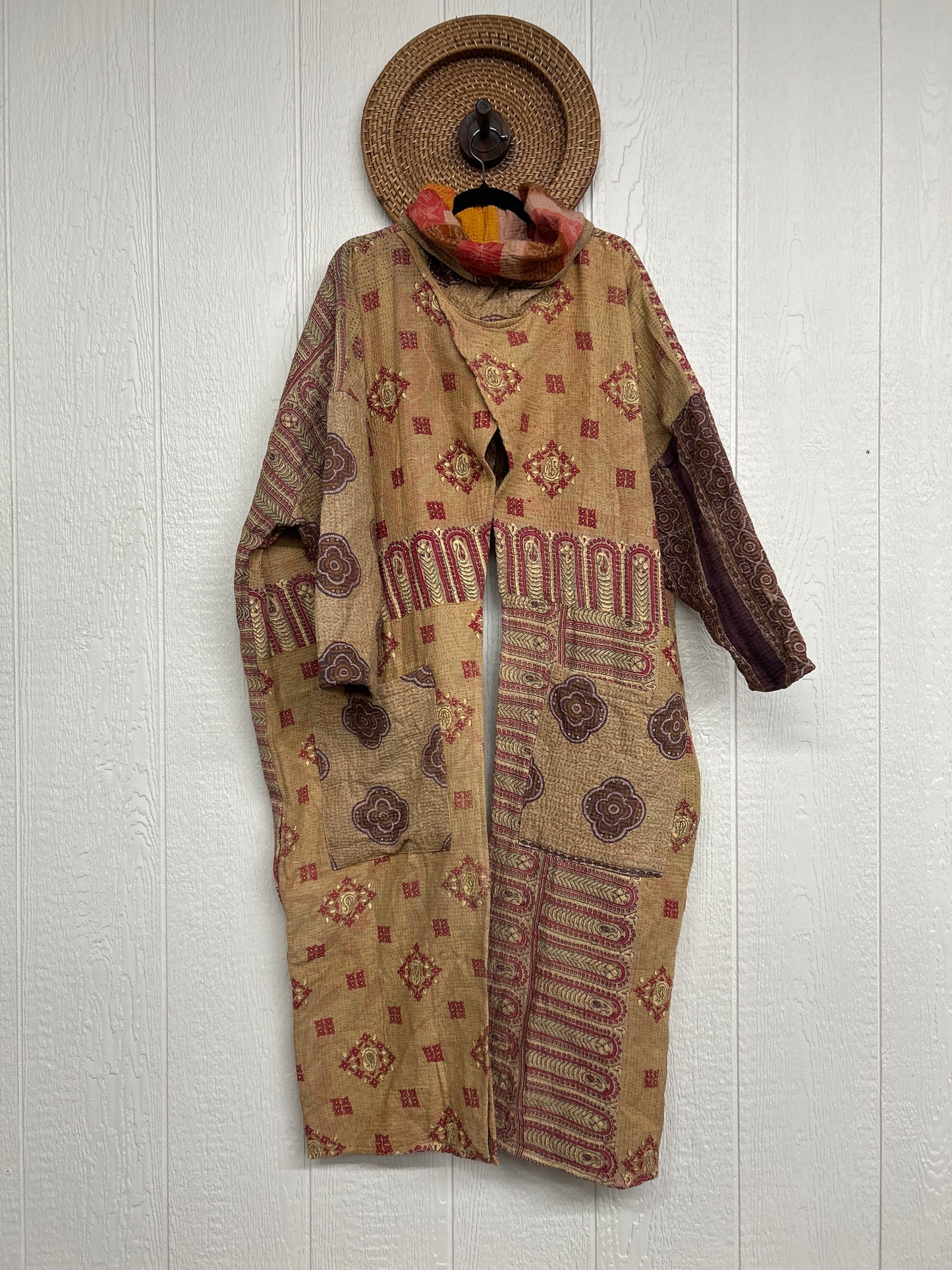 Fine Kantha Cowl Split Pullover 1225 201