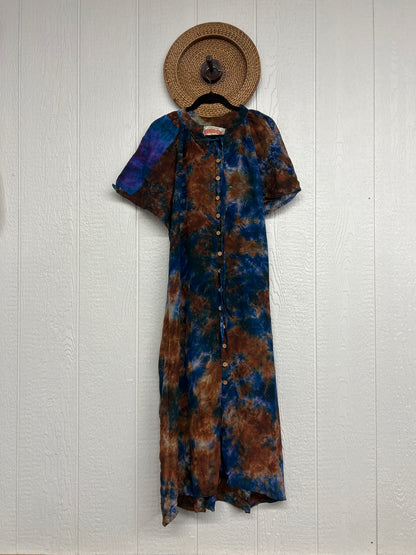 Crepe Sari Summer Woodstock Duster 0626 074