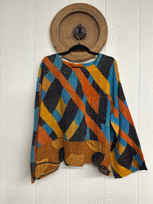 Pareo Kantha Wanderer Pocket Crop Top 0226 100